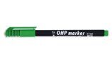 Маркер перманентный ICO OHP F 0.5мм зелёный (Венгрия)