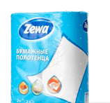 Рулонные бумажные полотенца Zewa двухслойные 2 шт